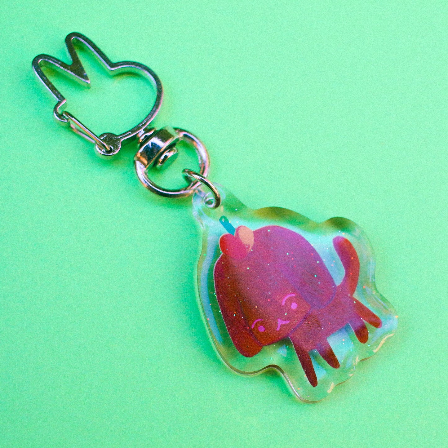 Odd Rabbit Town 'Stroodle' Glitter Acrylic Charm