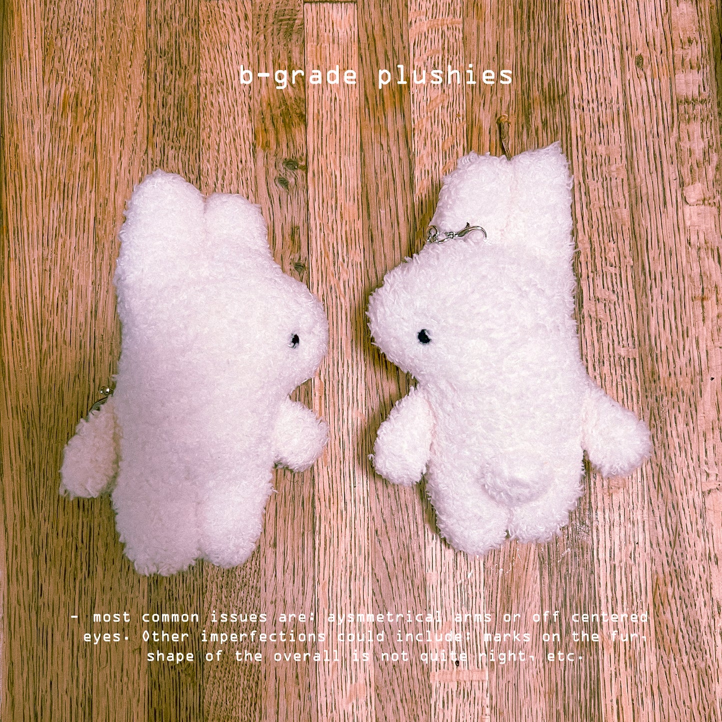 Odd Rabbit Plush Charm