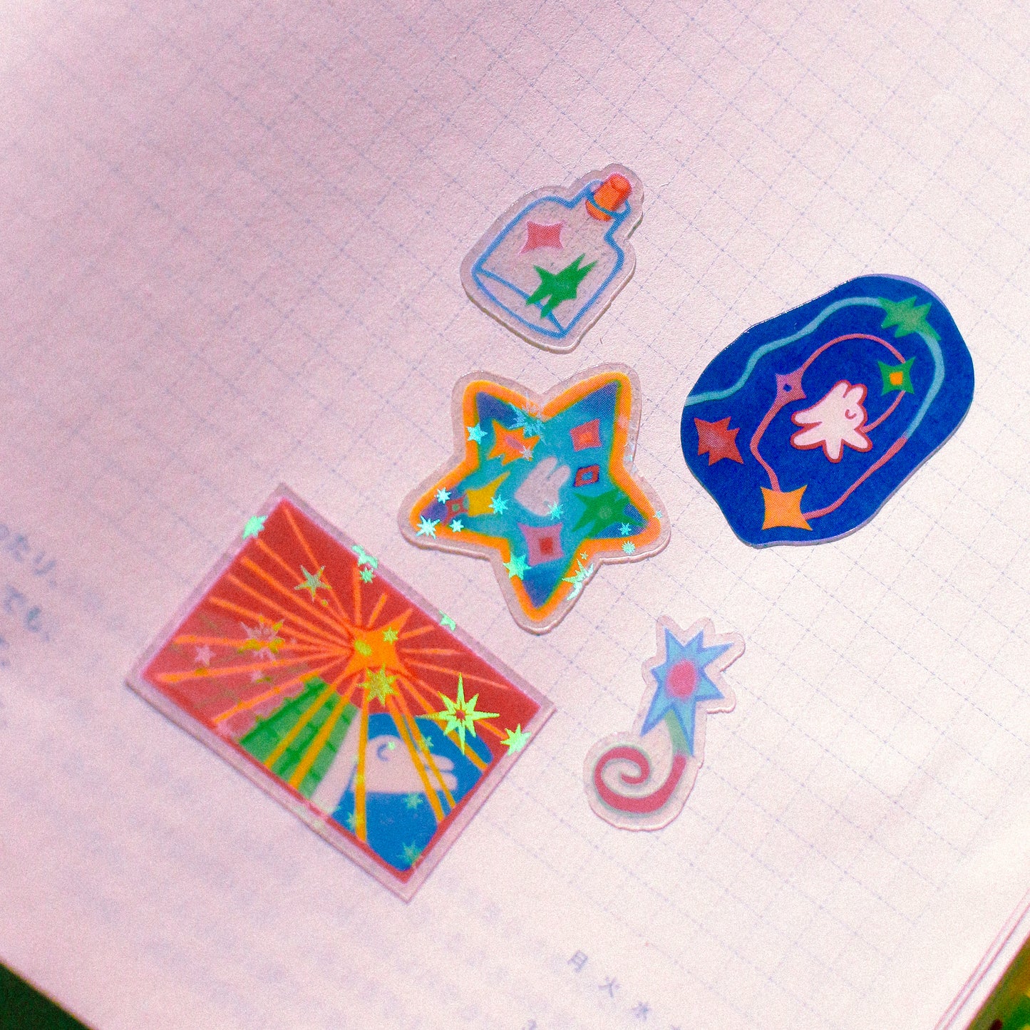 'Star Collector' A6 Star Holo Sticker Sheet