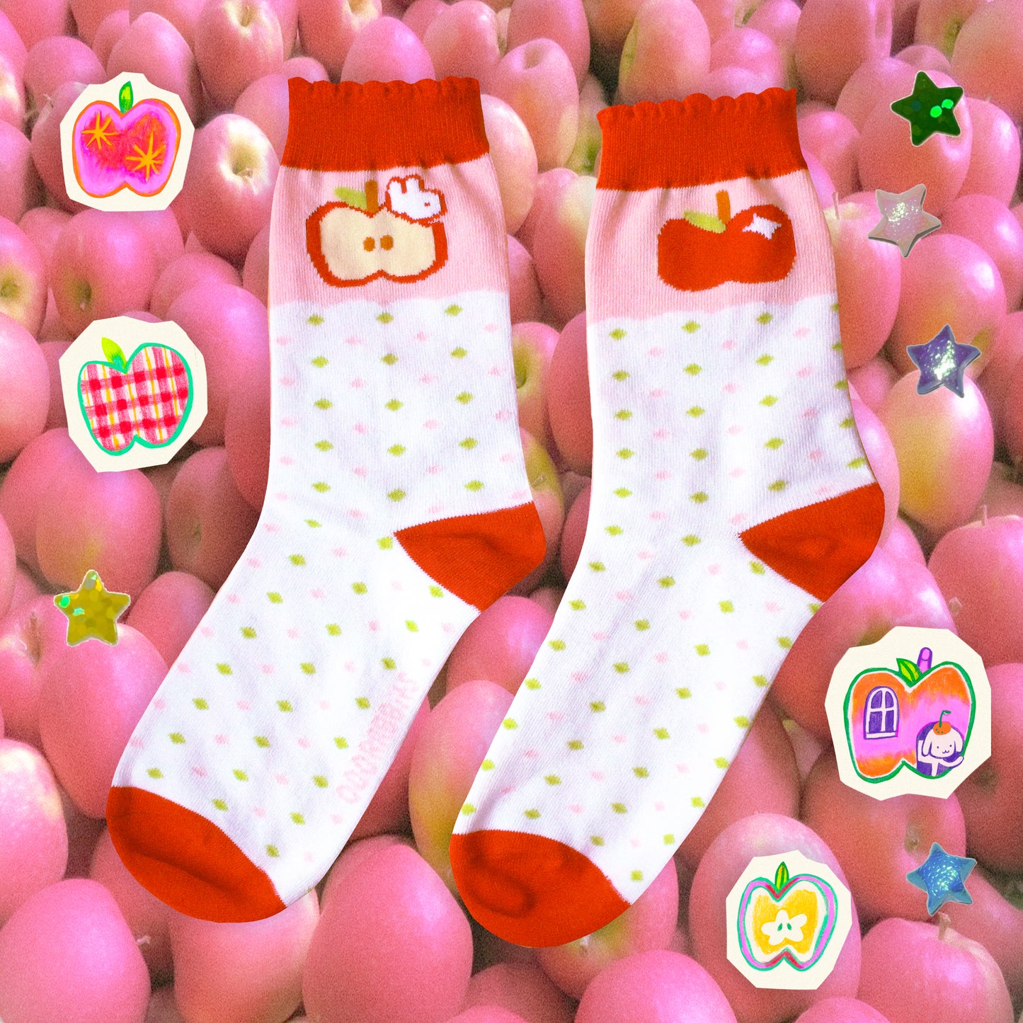 'My Delicious Apple' Socks