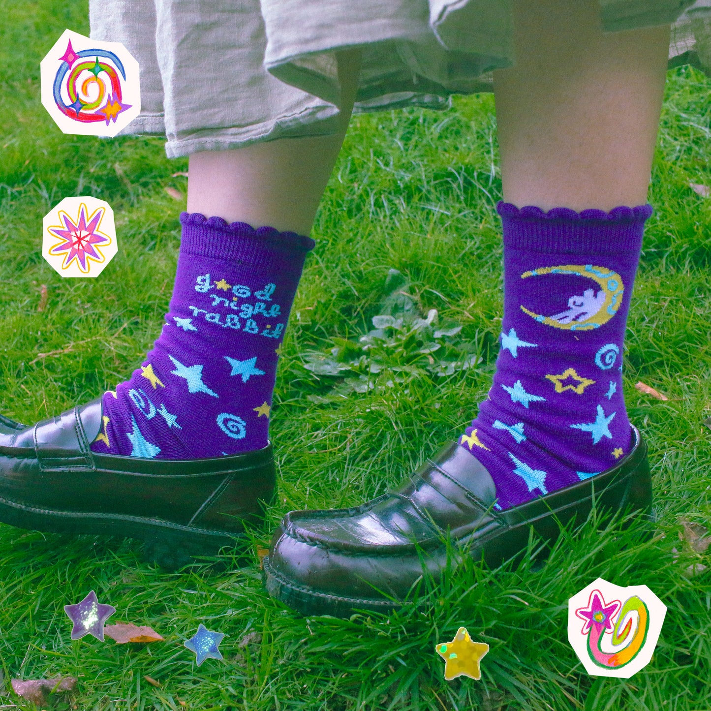 'Goodnight Rabbit' Socks