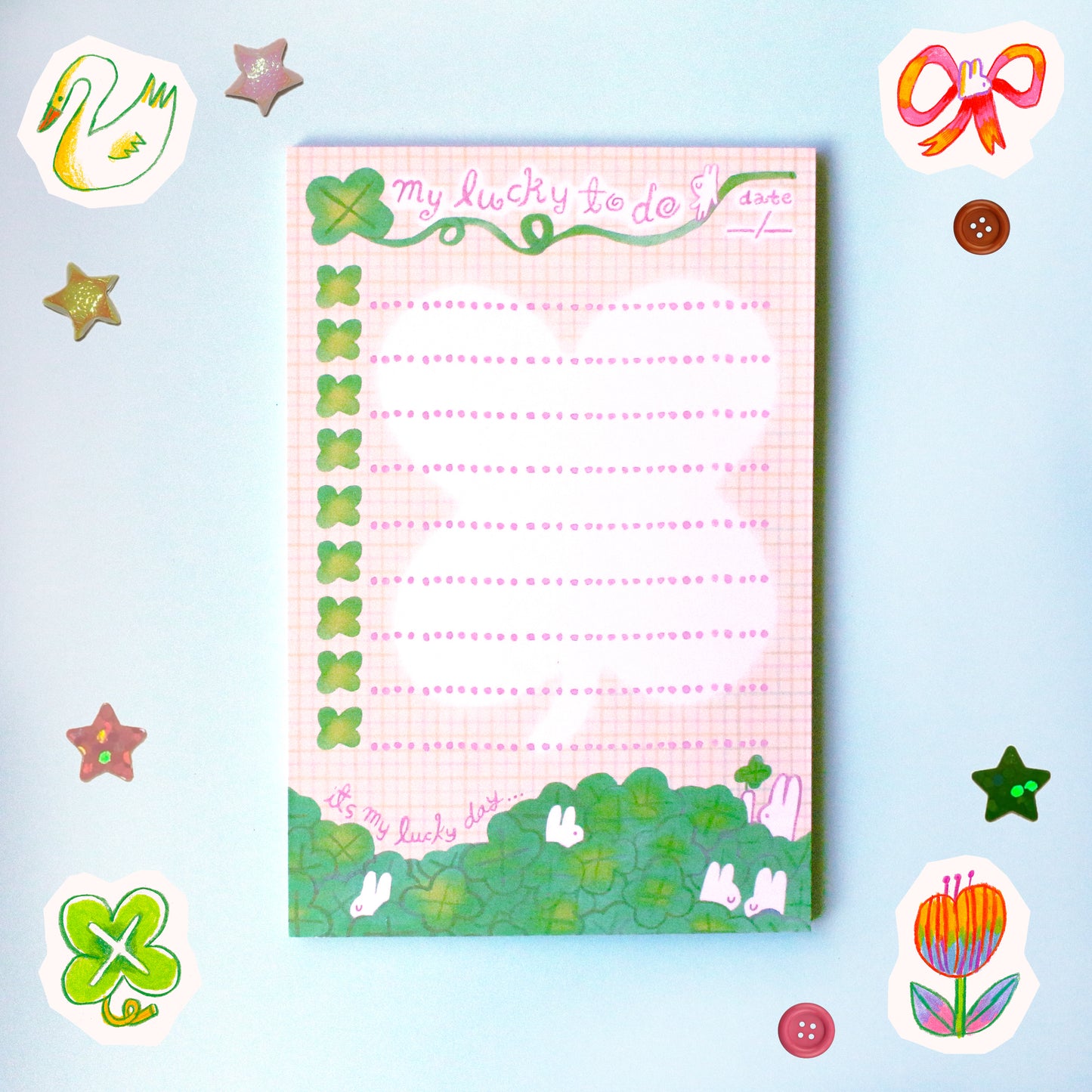'My Lucky To Do' Memo Pad