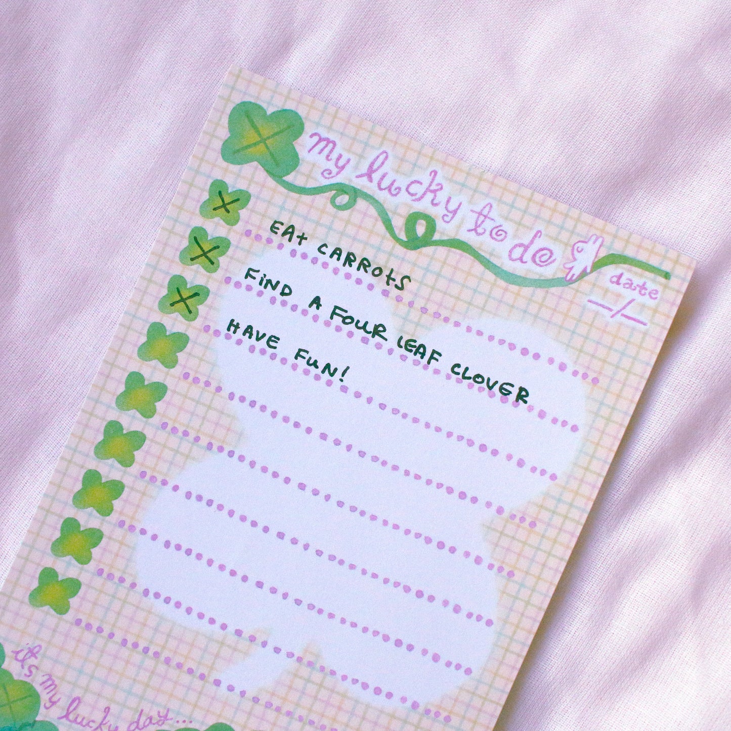 'My Lucky To Do' Memo Pad