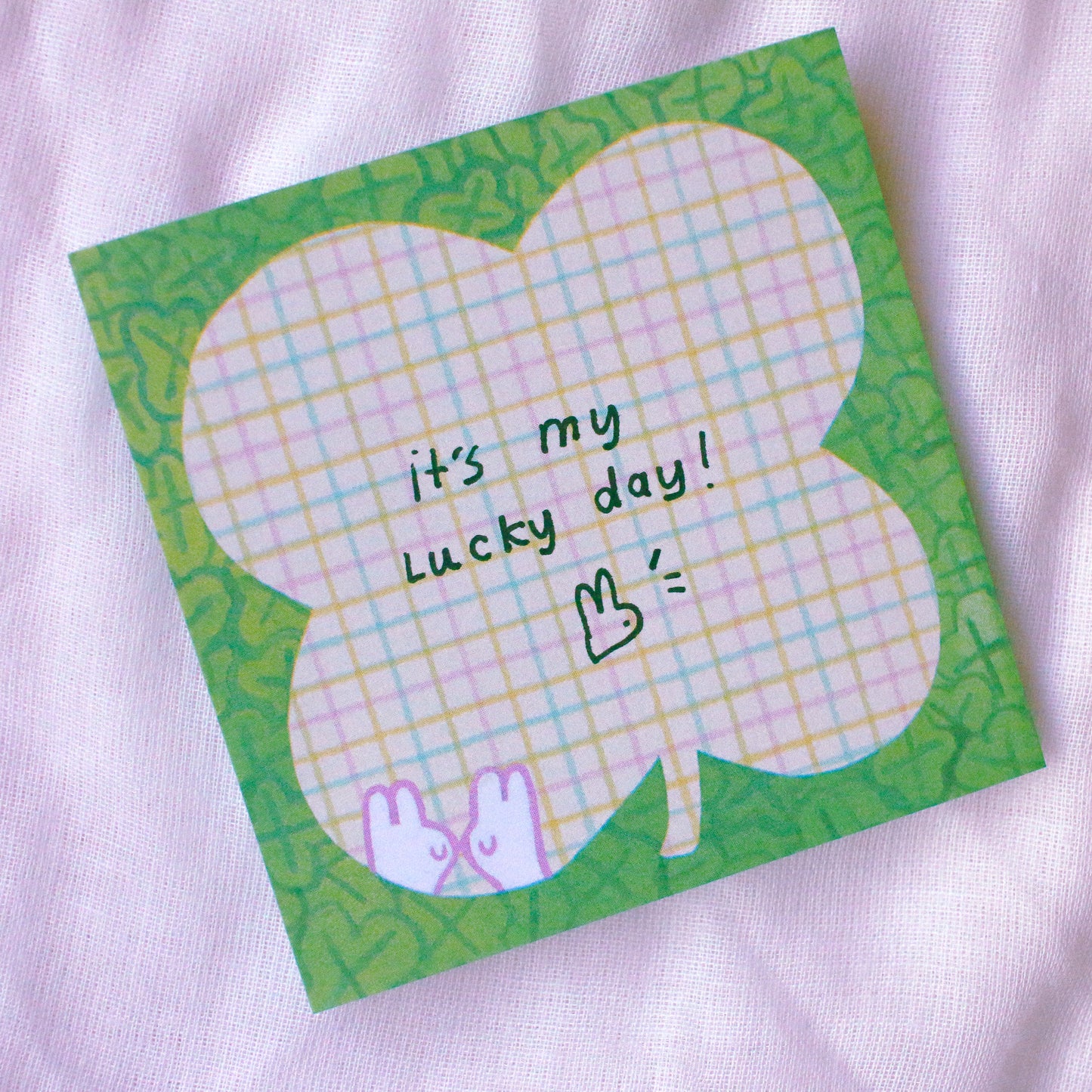 'Lucky Clover' Memo Pad