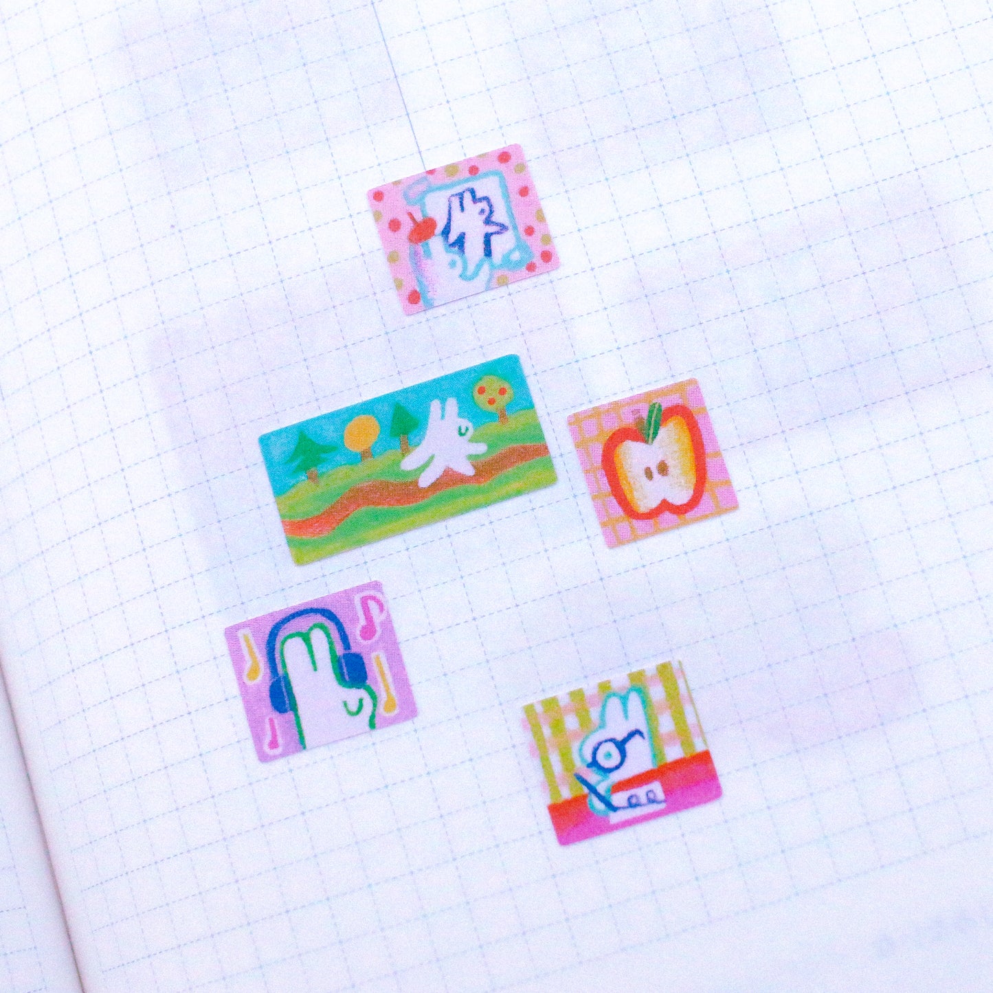 'My Daily Routine' Matte A6 Sticker Sheet