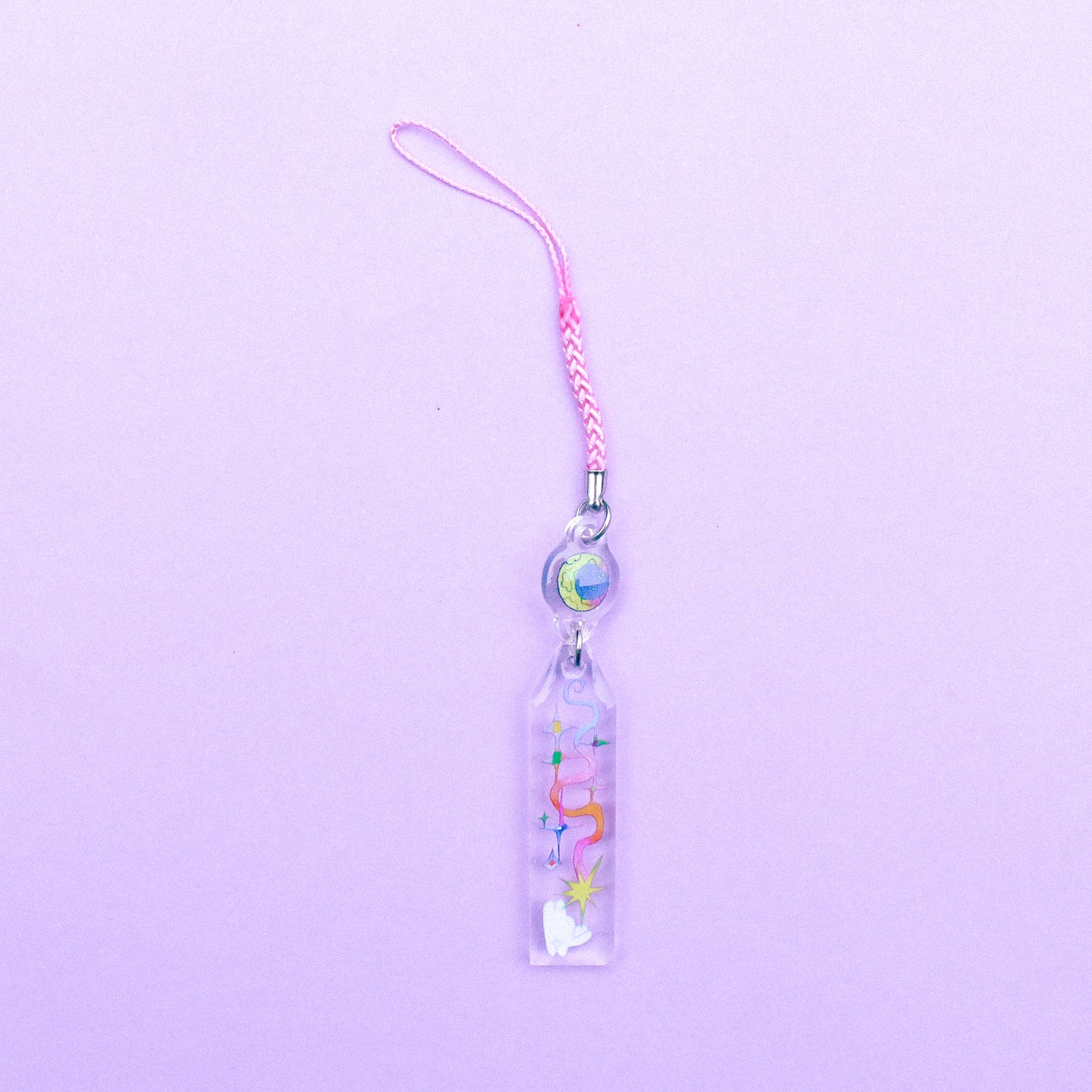 'Starcatcher' Glitter Acrylic Charm