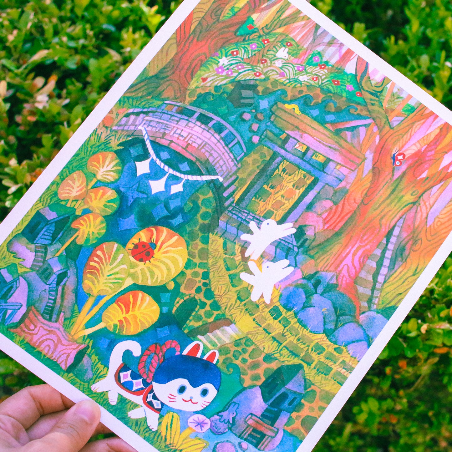 'Somewhere Deep in the Forest' Art Print ~ 8x10