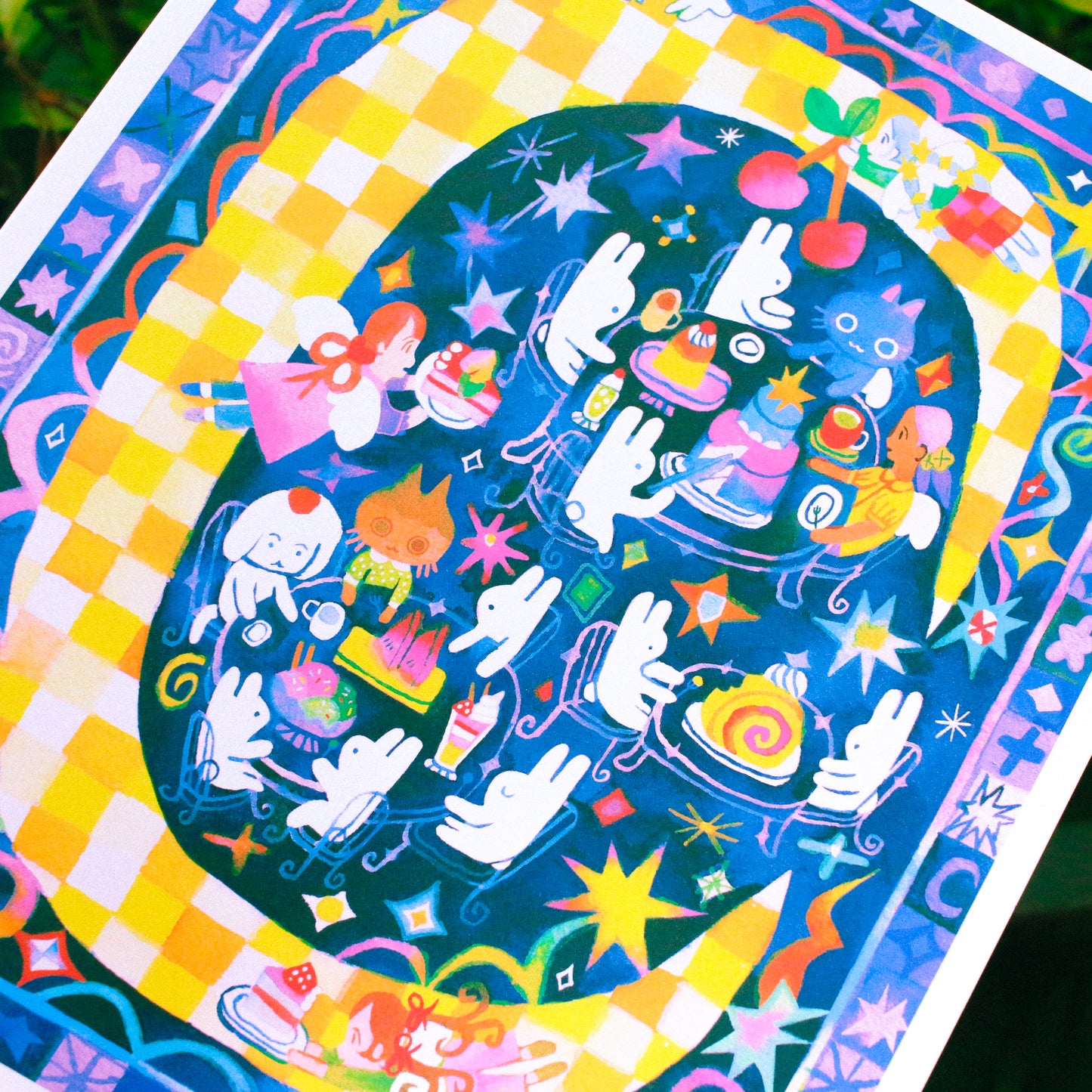 'Cosmic Cafe' Art Print ~ 8x10