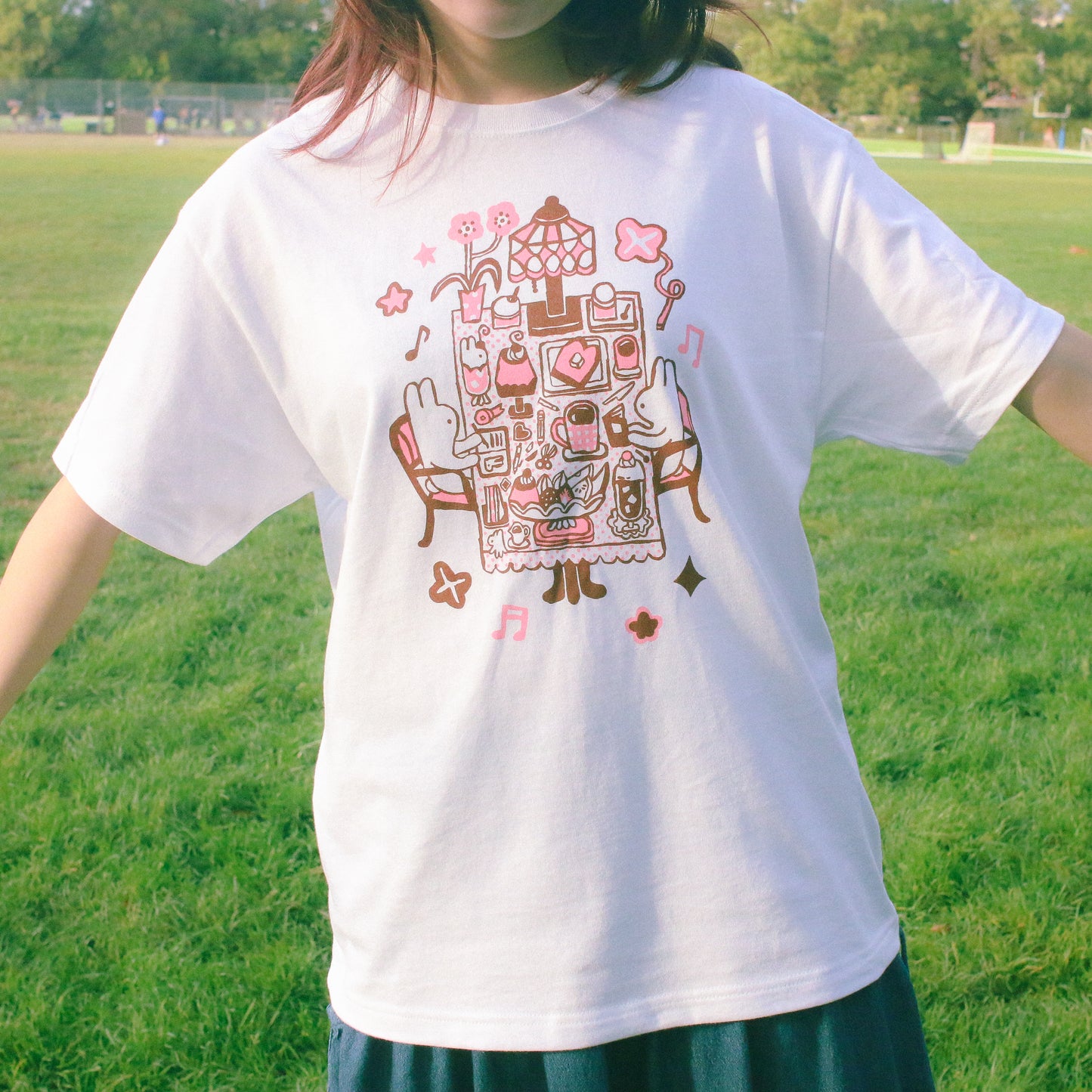 'Day at the Cafe' Tee