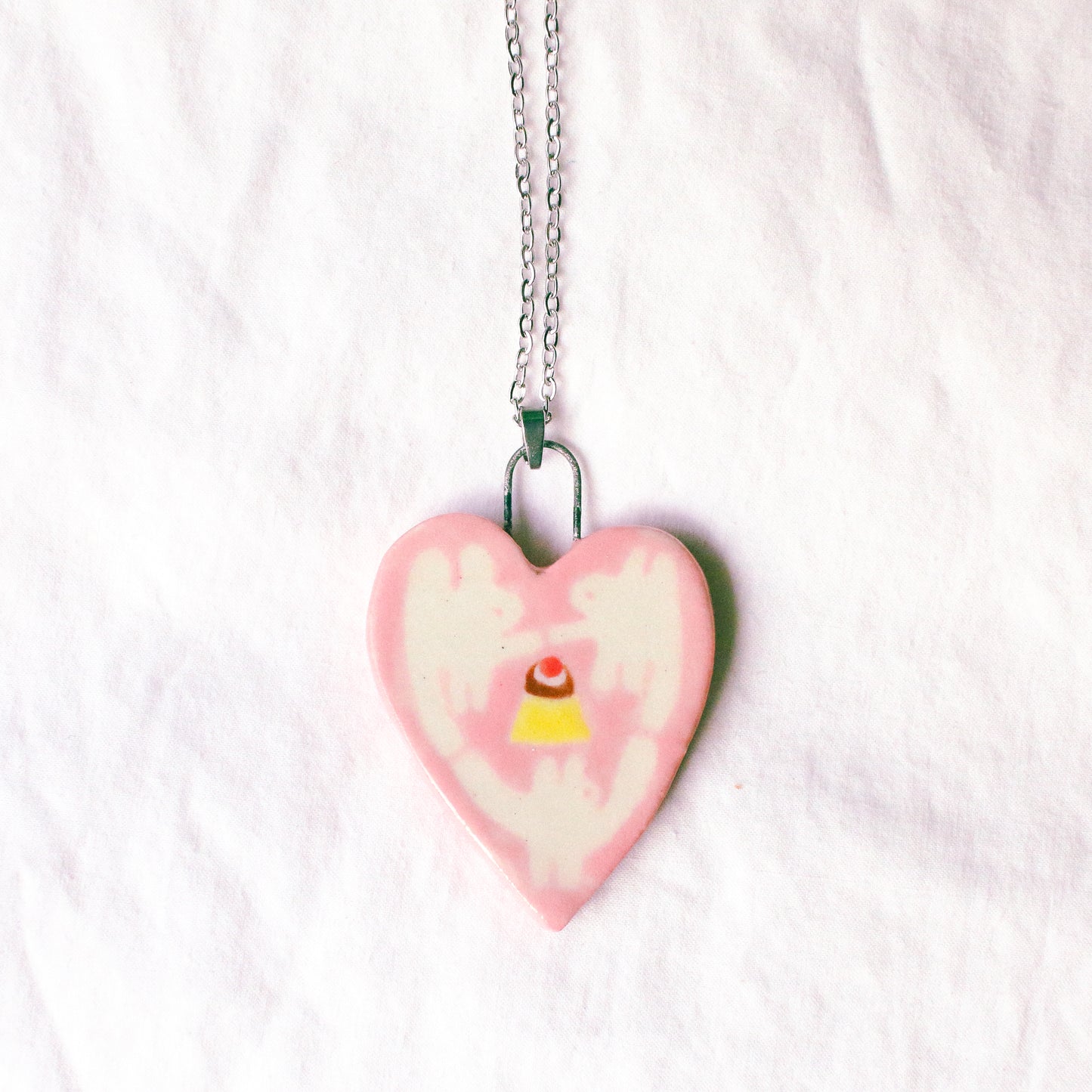 'Pudding Celebration' Handmade Ceramic Necklace