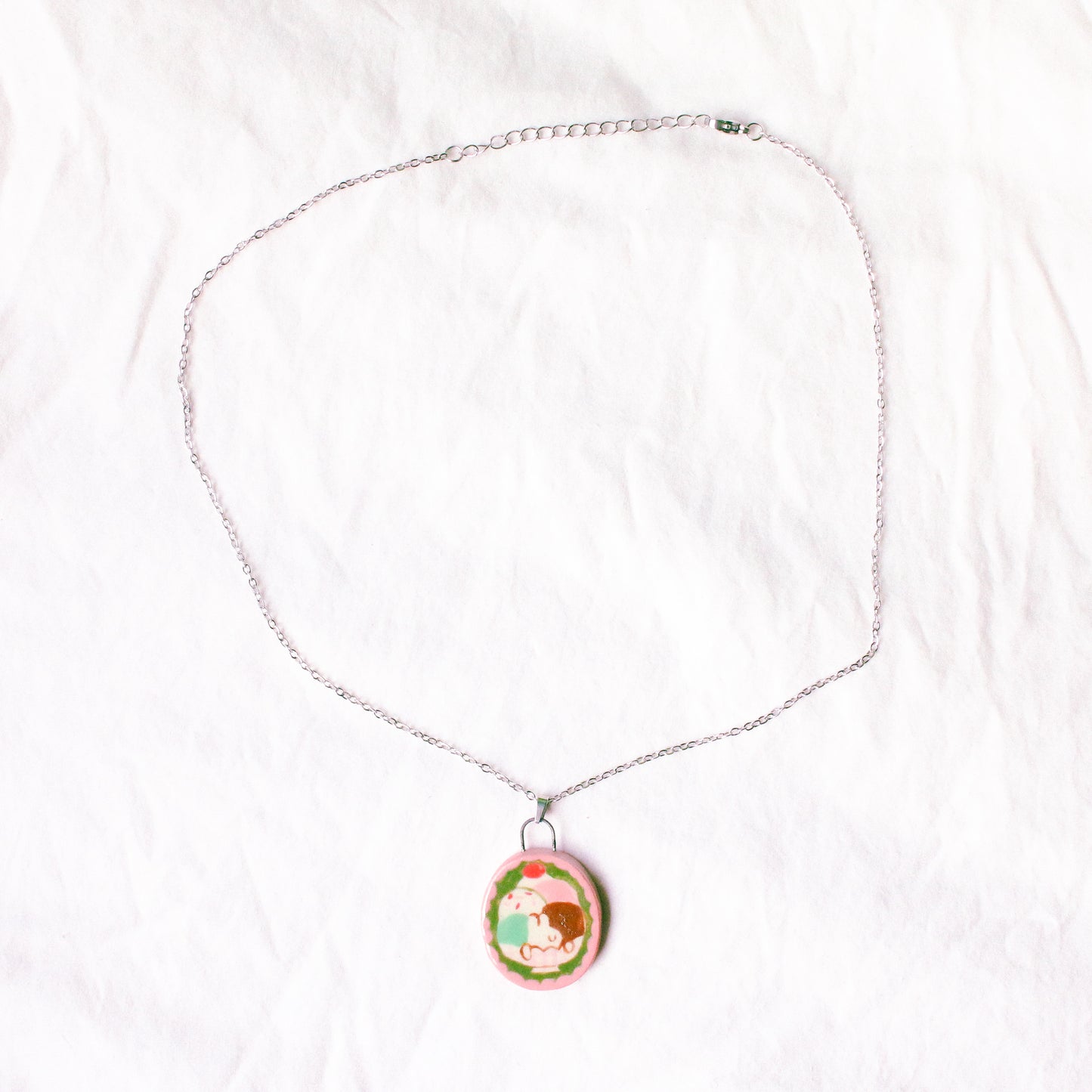 'Delicious Sundae' Handmade Ceramic Necklace