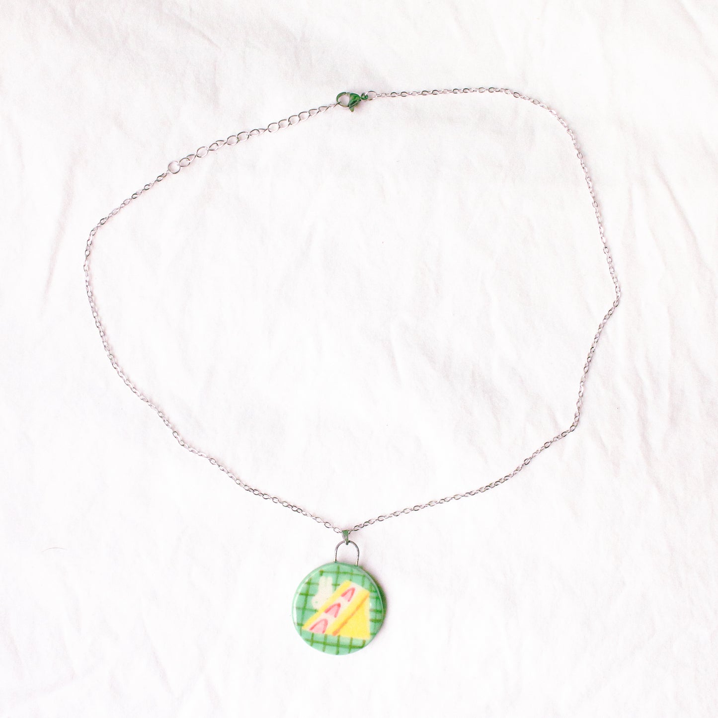 'Fruit Sando' Handmade Ceramic Necklace