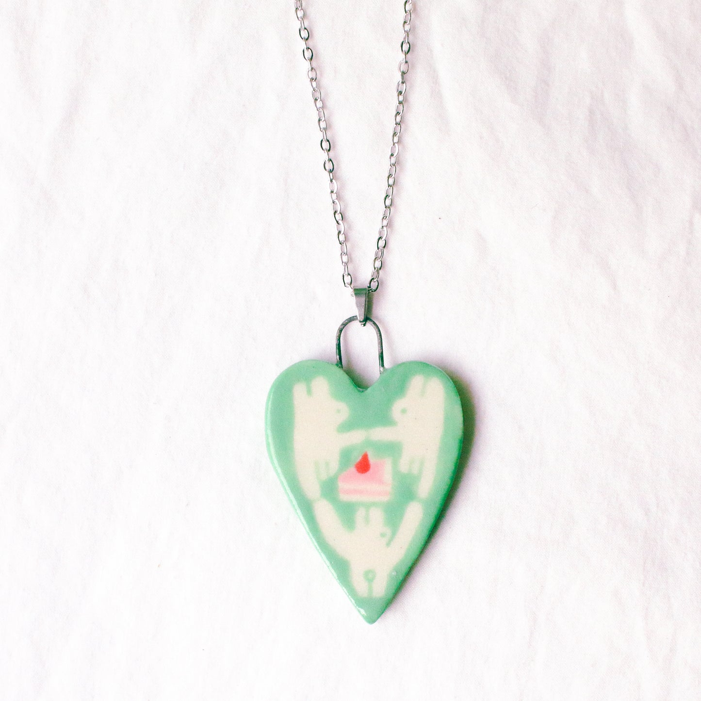 'Cake Celebration' Handmade Ceramic Necklace