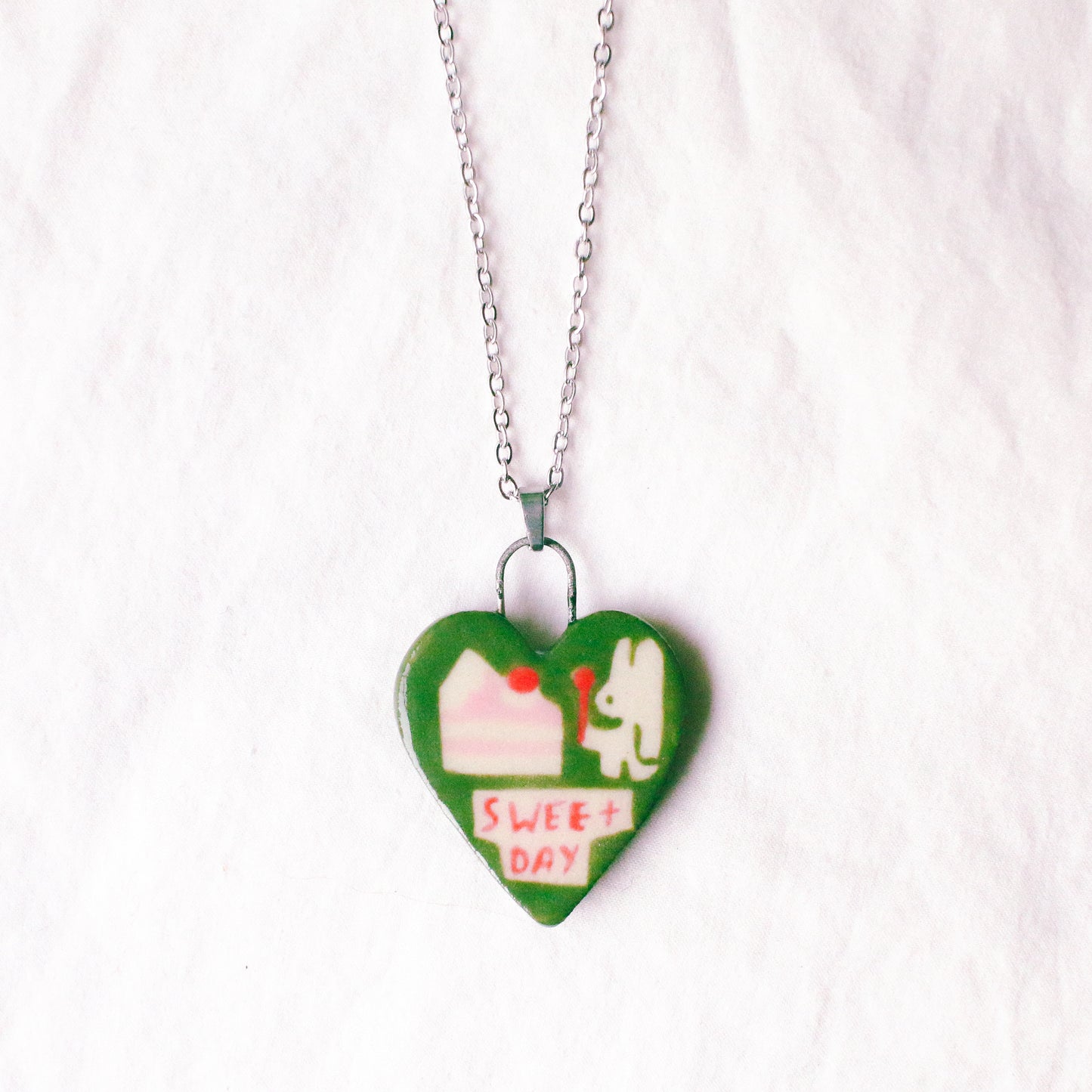 'Sweet Day' Handmade Ceramic Necklace