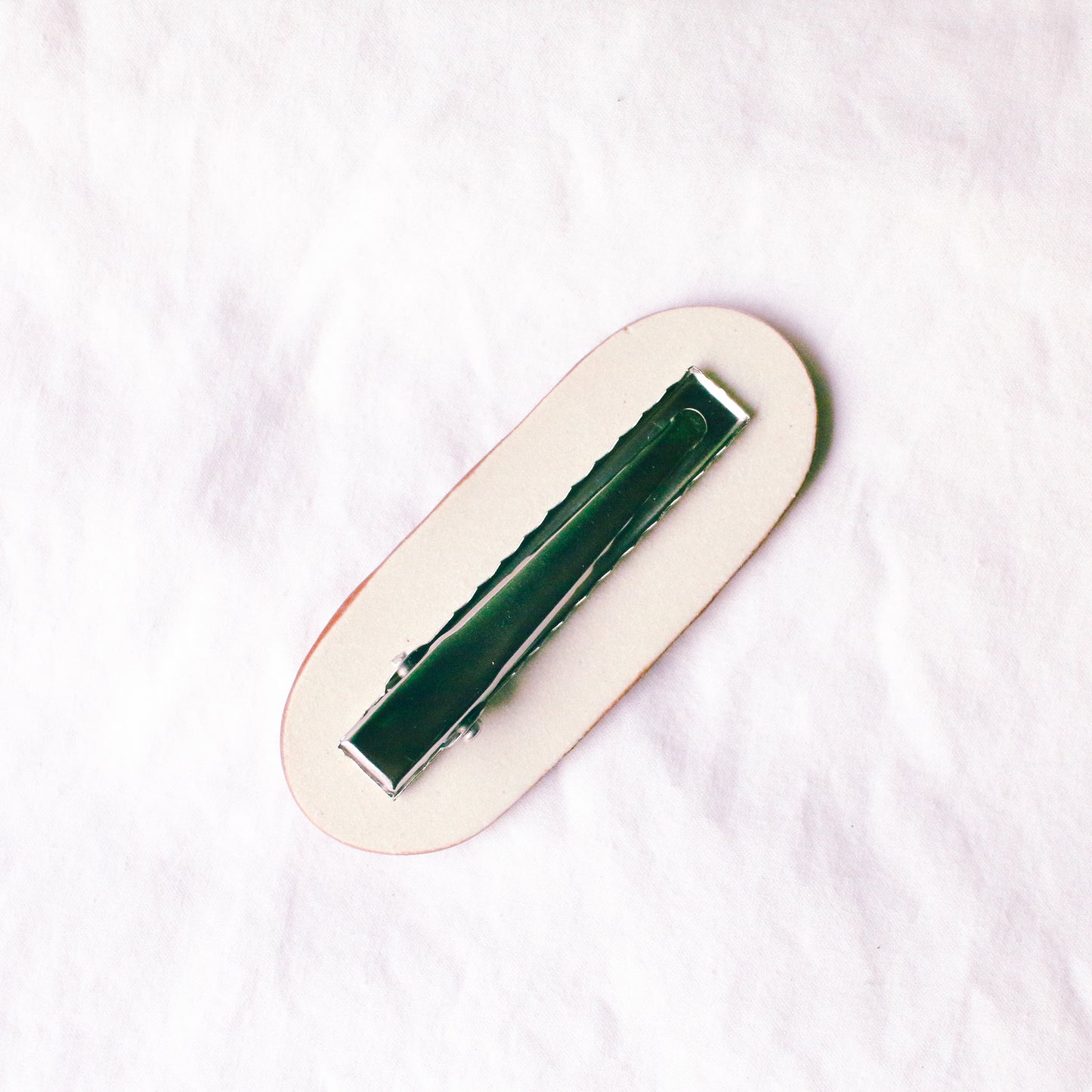 'Jumping over the Soda Float' Handmade Ceramic Hair Clip