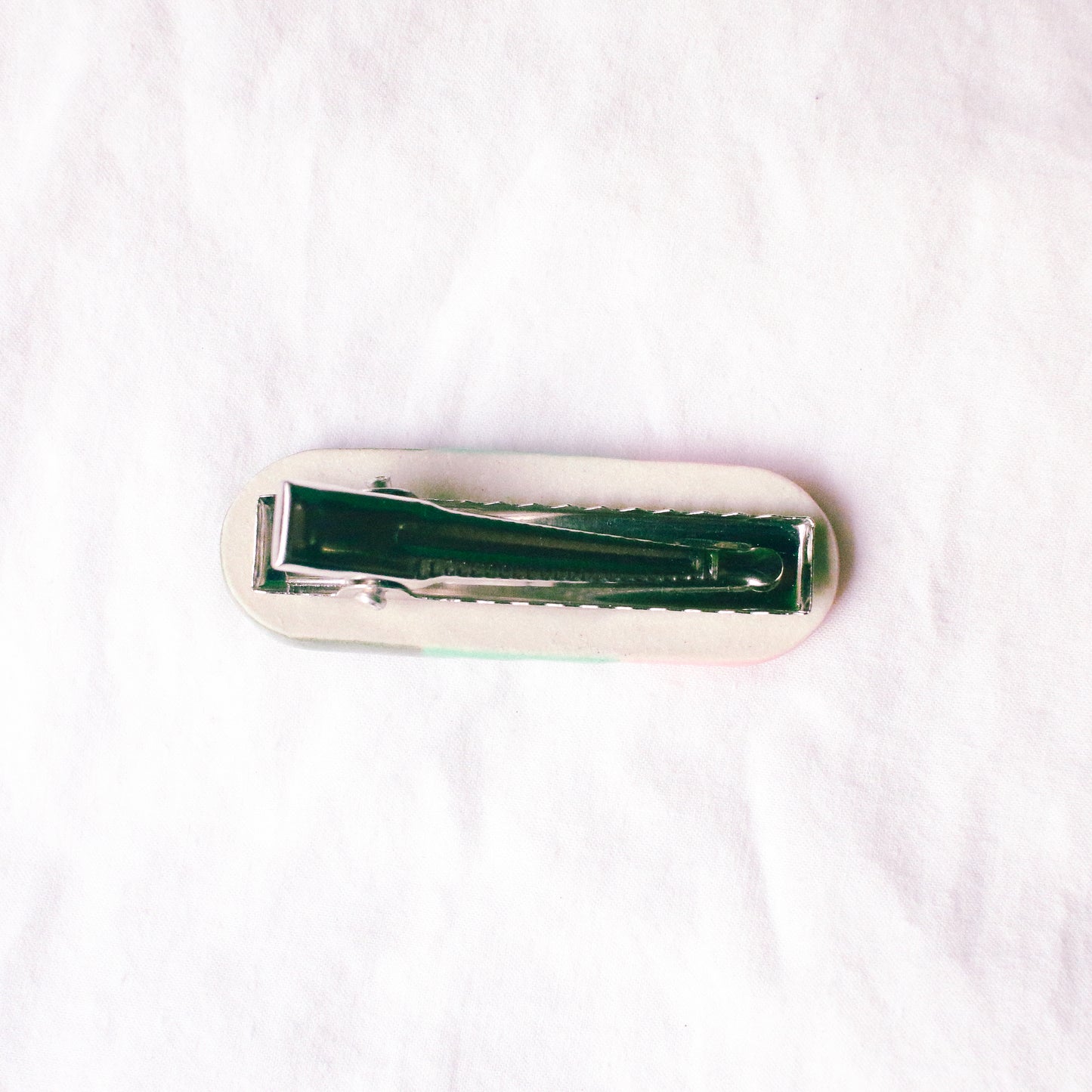 'Bunny, Jelly, Clover' Handmade Ceramic Hair Clip