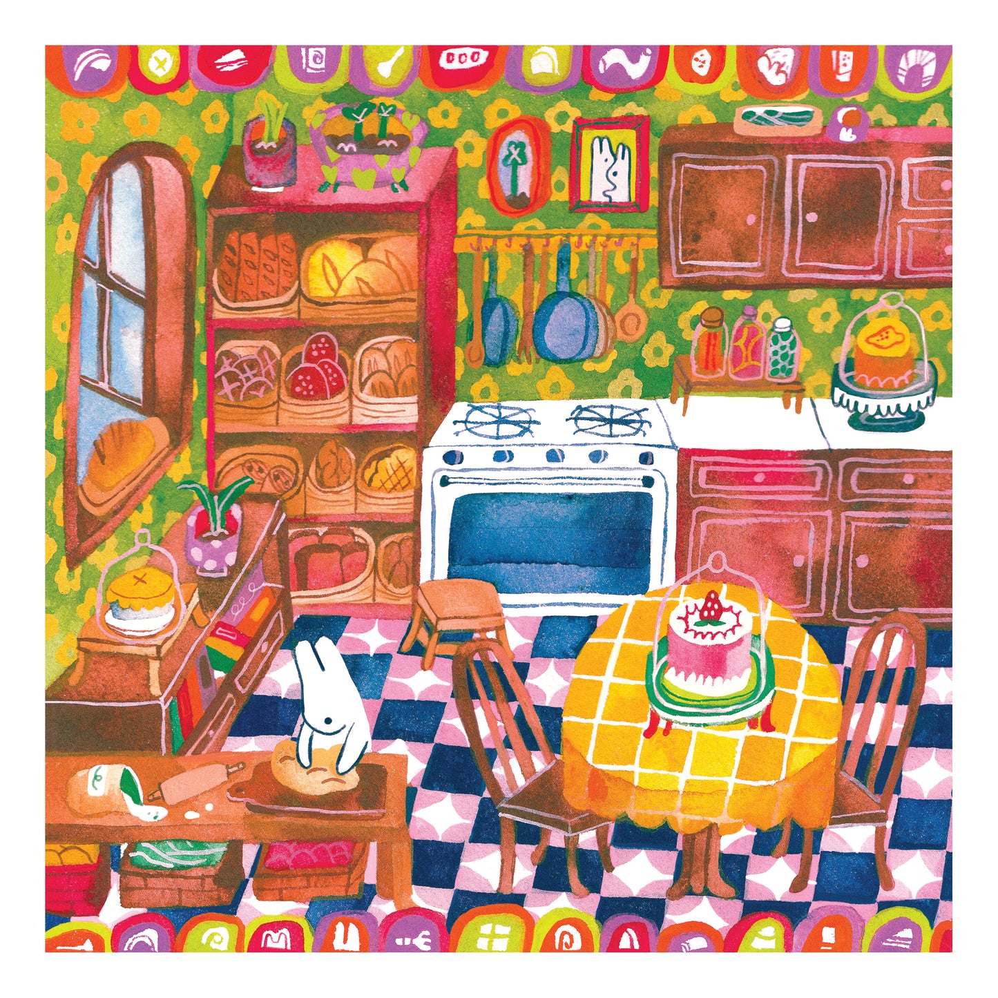 'The Baker's Room' Art Print ~ 8x8