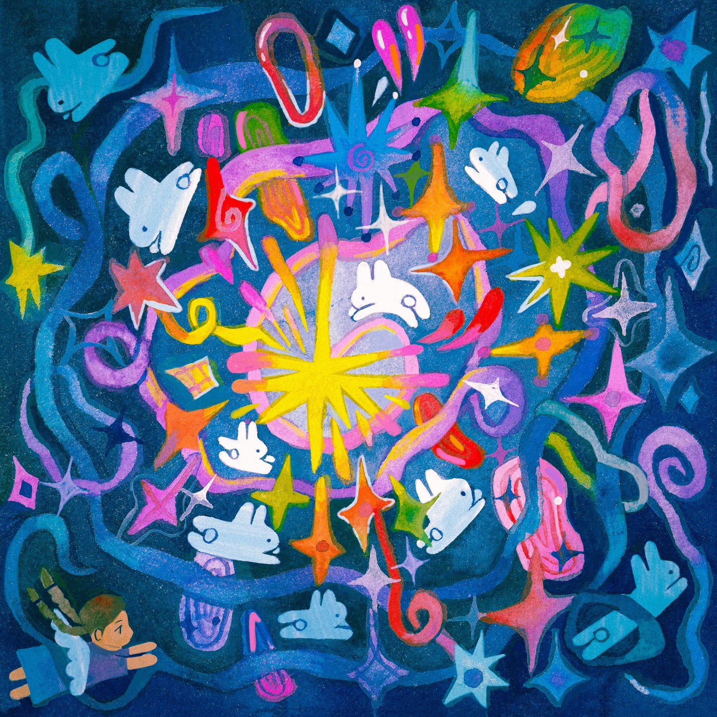 'Cosmos' Art Print ~ 6x6