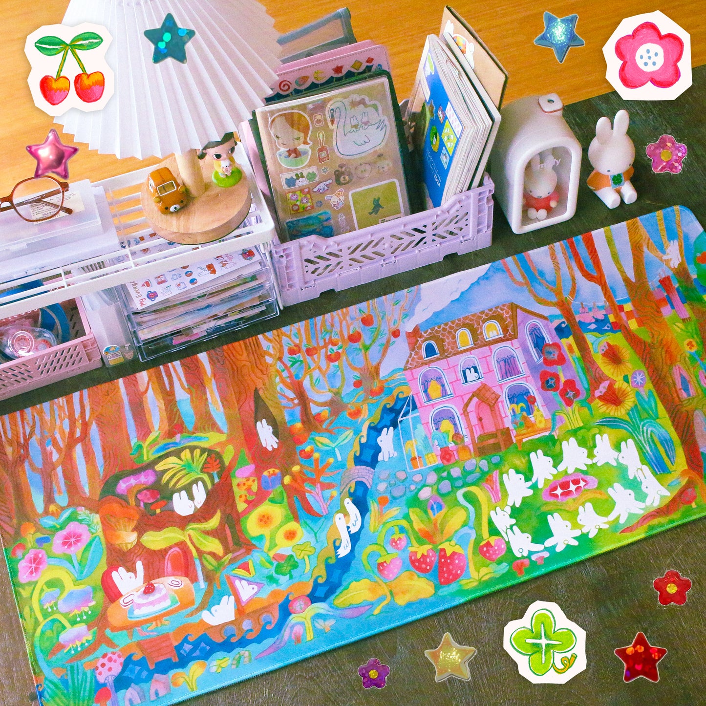 'Magic Forest' Desk Mat