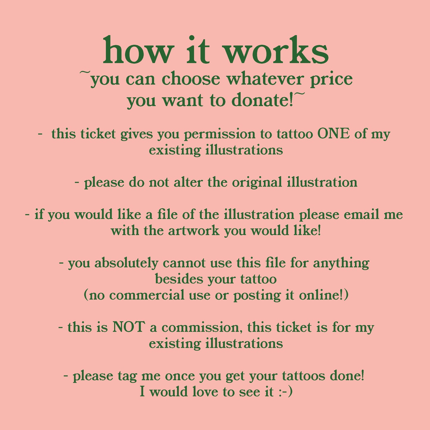 Tattoo Ticket