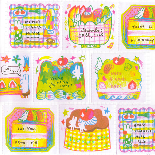 'My Little Dessert Memo' Memo Tape Roll
