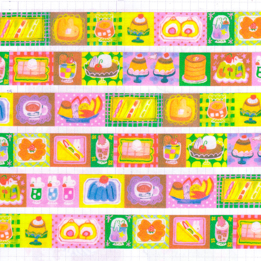 'Sweet Treat at the Cafe' Glitter Washi Tape