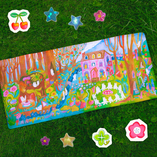 'Magic Forest' Desk Mat
