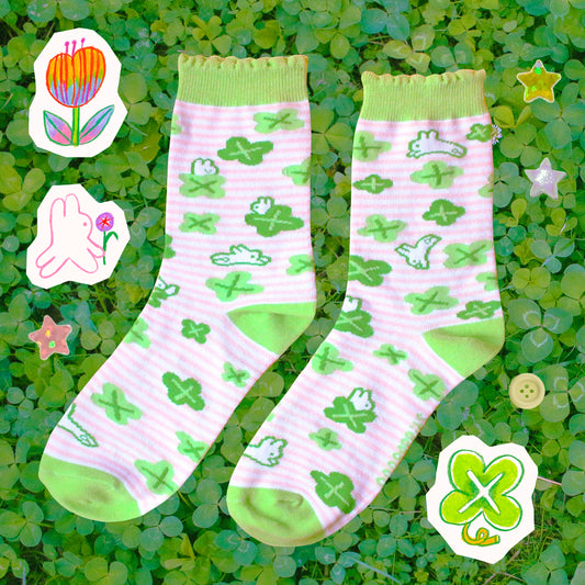 'Lucky Clover' Socks