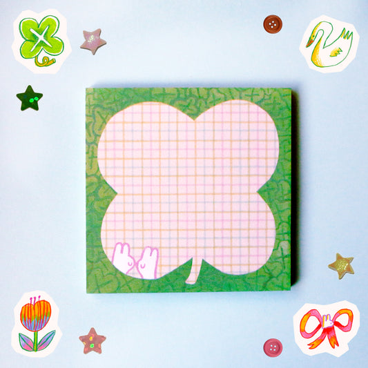'Lucky Clover' Memo Pad