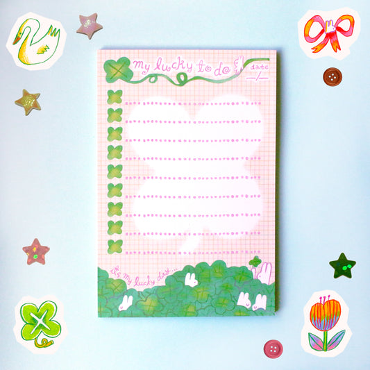 'My Lucky To Do' Memo Pad