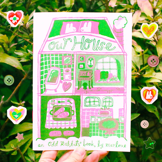 'Our House' Risograph Zine (Envelope included!)