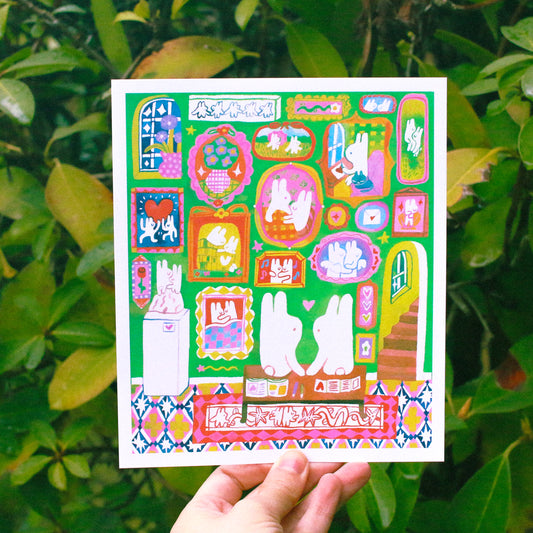'Museum Date' Art Print ~ 6x7