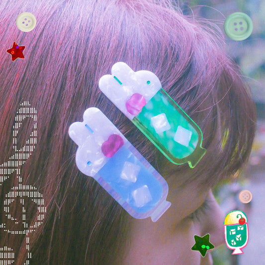 Soda Float Hair Clips
