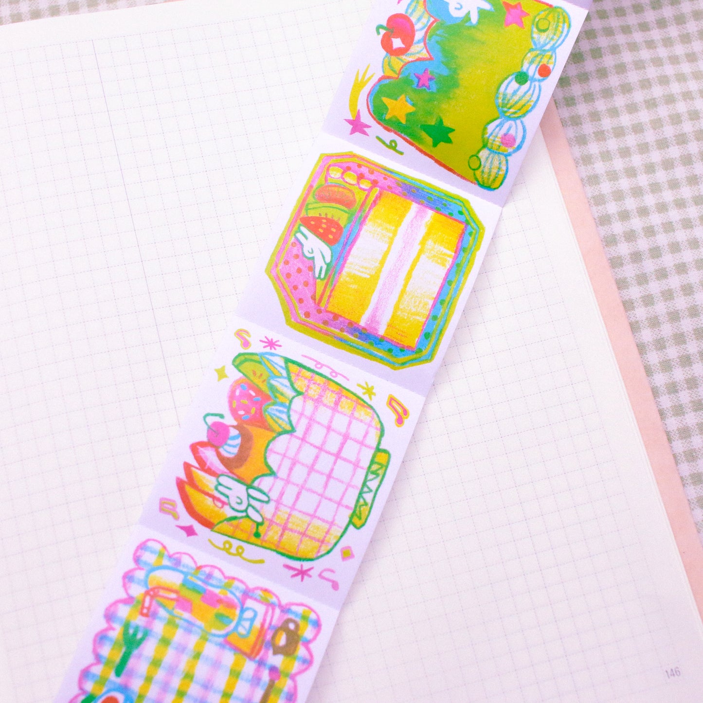 'My Little Dessert Memo' Memo Tape Roll