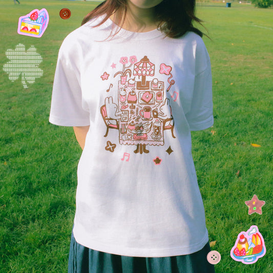 'Day at the Cafe' Tee