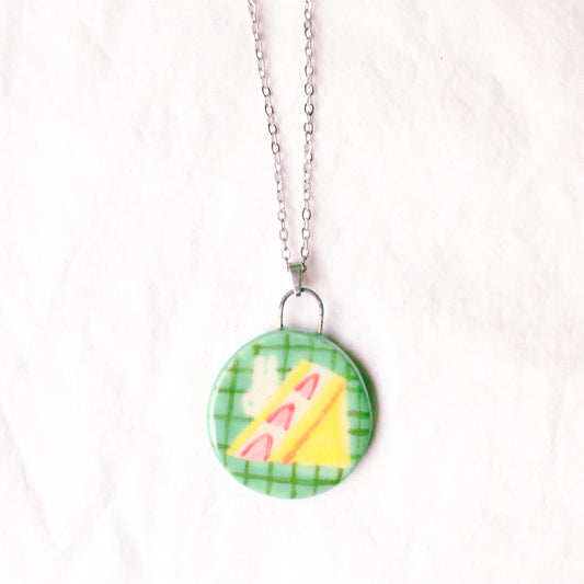 'Fruit Sando' Handmade Ceramic Necklace