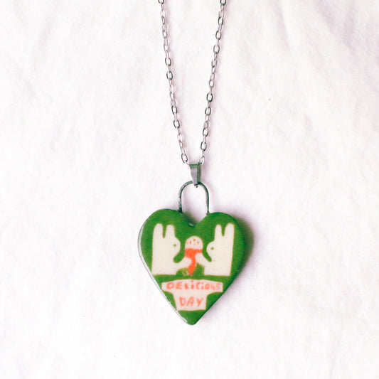 'Delicious Day' Handmade Ceramic Necklace