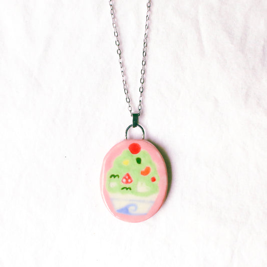 'Kakigori' Handmade Ceramic Necklace