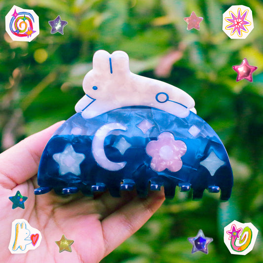 'Night Rabbit' Hair Claw